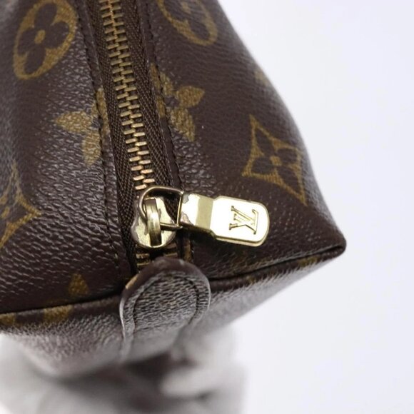LOUIS VUITTON Monogram Trousse Demi Ronde Cosmetic Pouch M47520 LV Auth BA4901 - Picture 7 of 15